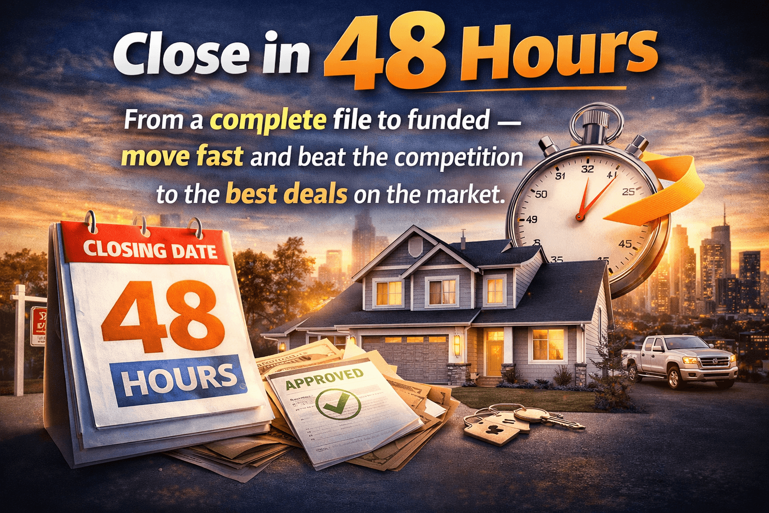 Close in 48 Hours